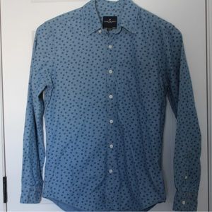 AMERICAN EAGLE Men’s Classic Fit Button Up Shirt